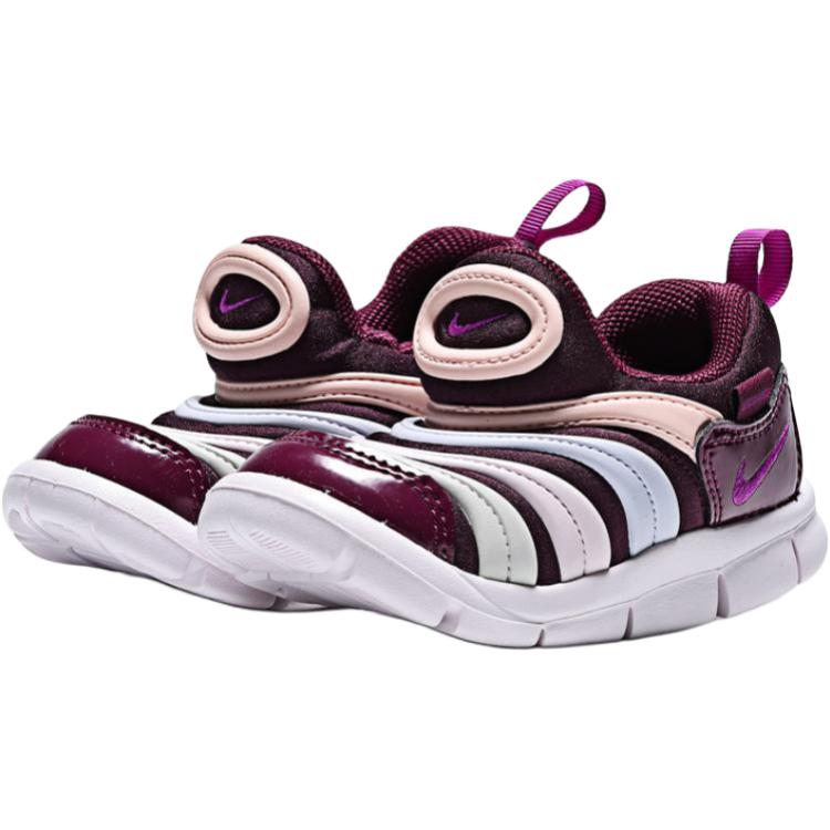 Nike Dynamo Free Comfortable Versatile Low-Top Walking Shoes Baby Shoes Red 343938-639