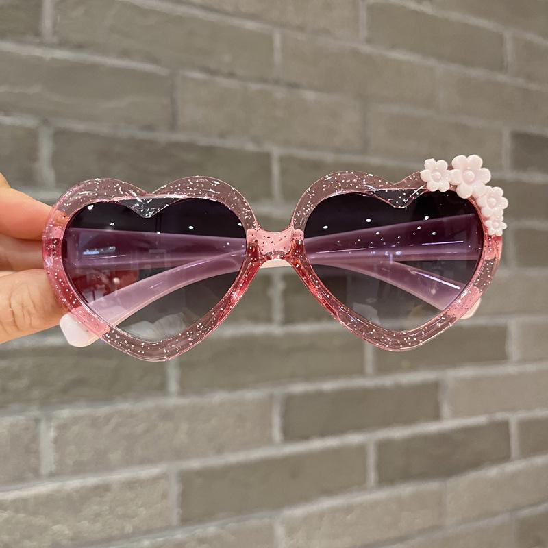 

Raine Heart-shaped Flower Children s Sunglasses, Trendy Fashion 61021