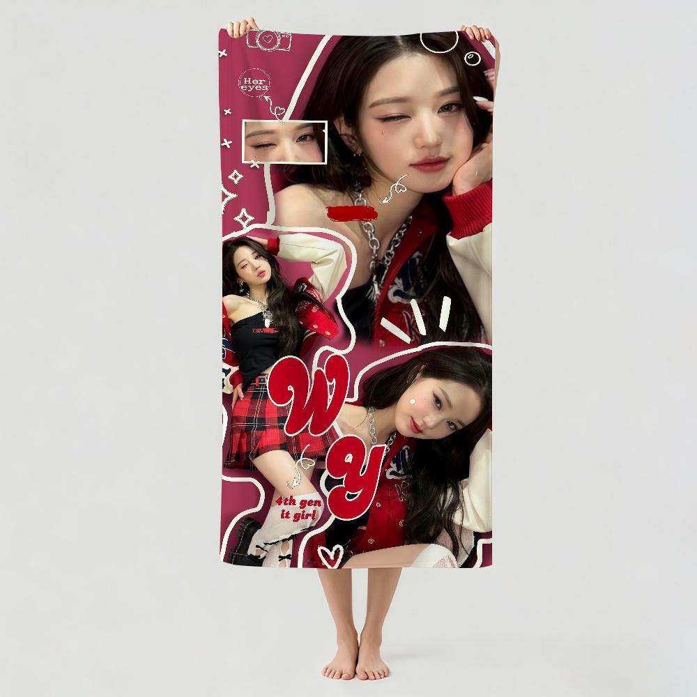 Korean Singer W-Won youngS Towel Drying Bath Towel Applicable To Light Swimming Camping Yoga Beach Out