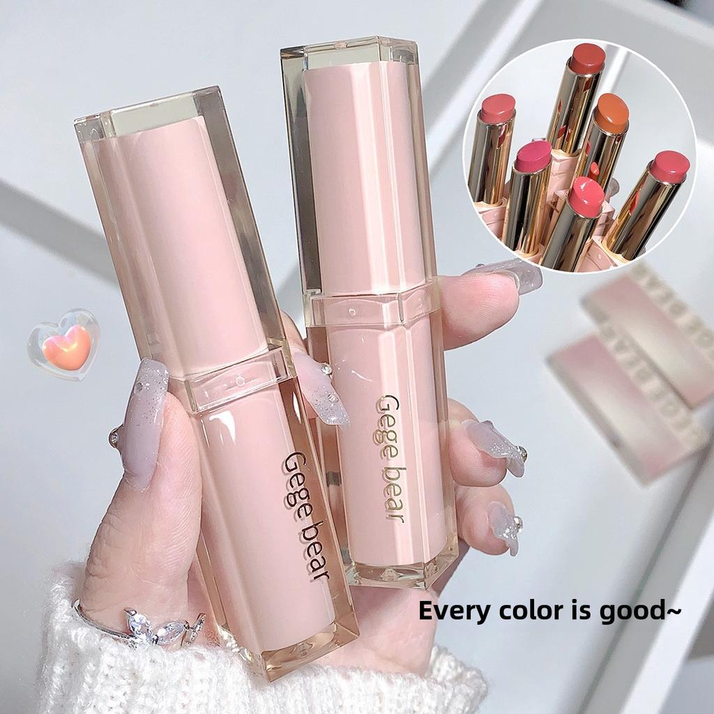 Light Time Smooth Water Glow Lipstick Moisturizing Long-Lasting Lip Gloss