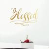 Fine Sculpture Blessed Proverbs Wall Stickers Living Room Bedroom Tv Background Decoration Wall Stickers