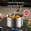 Supor 304 Stainless Steel 22CM Non-Overflow Soup Pot