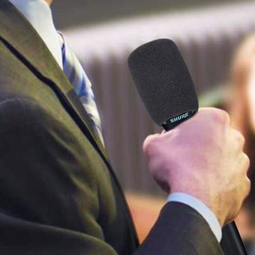 Shure A85WS Windscreen for KSM8, SM86, SM87A, BETA? 87A, BETA 87C, and Nexadyne 8, Black