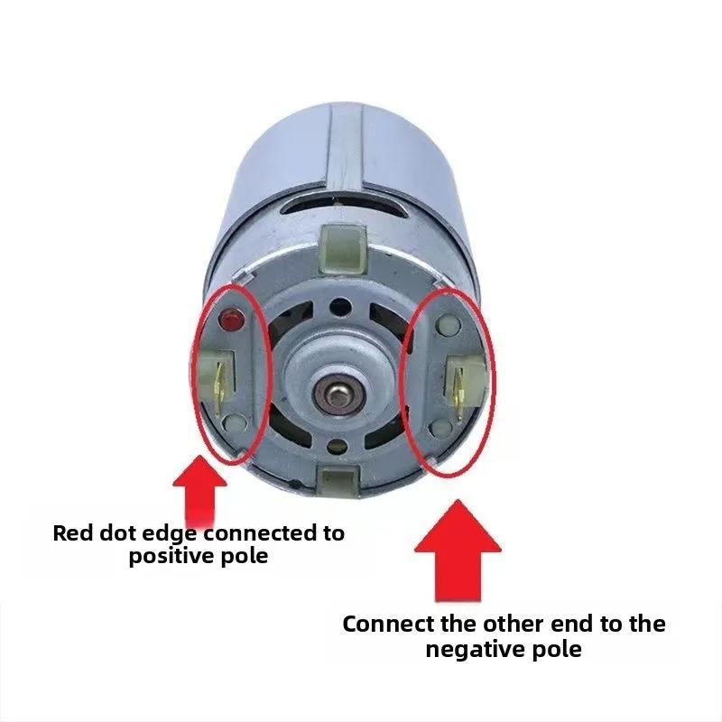 Equipped with Dayi lithium battery hair dryer motor 775 21V suction fan motor all copper rechargeable fan 04907