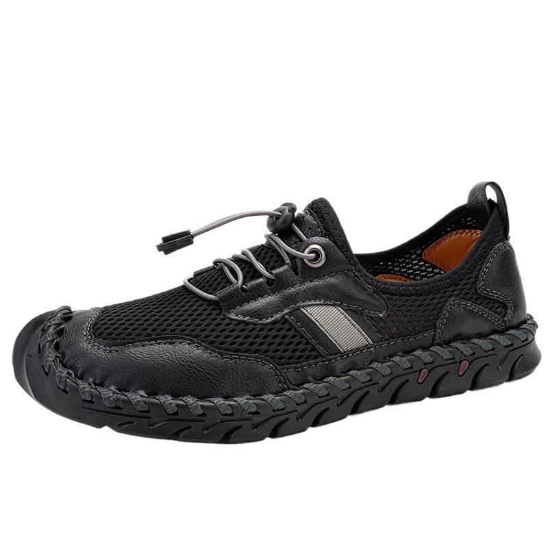 2025 Summer 2025 Large Size Men's Sandals Breathable Mesh Shoes Sports Mesh Quick-Drying Hiking Shoes