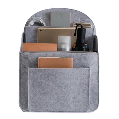 Ideamall Bolsa dentro de Bolsa Mochila dentro de Bolsa Organizador de Bolsa Mochila com Divisórias e Bolsa Interna (Cinza claro)