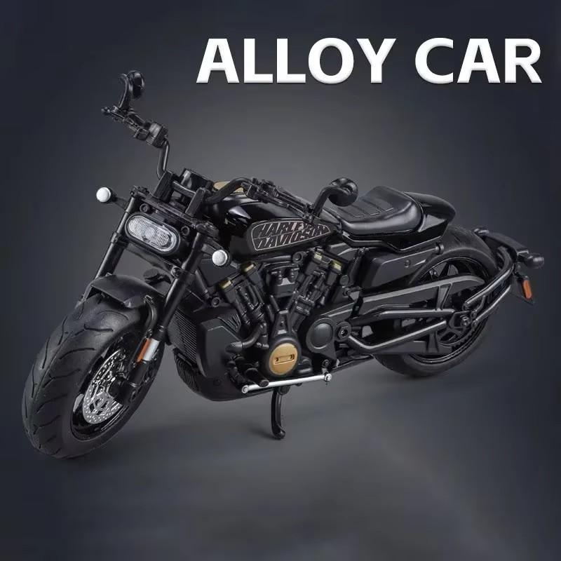 1:12 Kawasaki Sportster S Alloy Model Toy Car Metal Diecast Light Steerable Motorcycle Models Collection Gifts for Kids