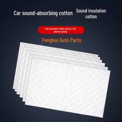 Cotone Insonorizzante Ignifugo Bianco Windsor per Isolamento Auto - Ideale per Porte, Pavimento e Bagagliaio