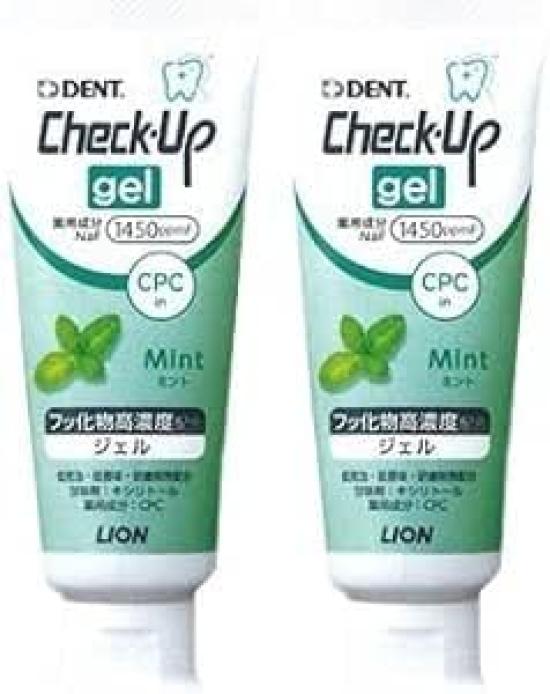 

Dent Check-up Gel Mint 75g x 2 with original pocket tissue