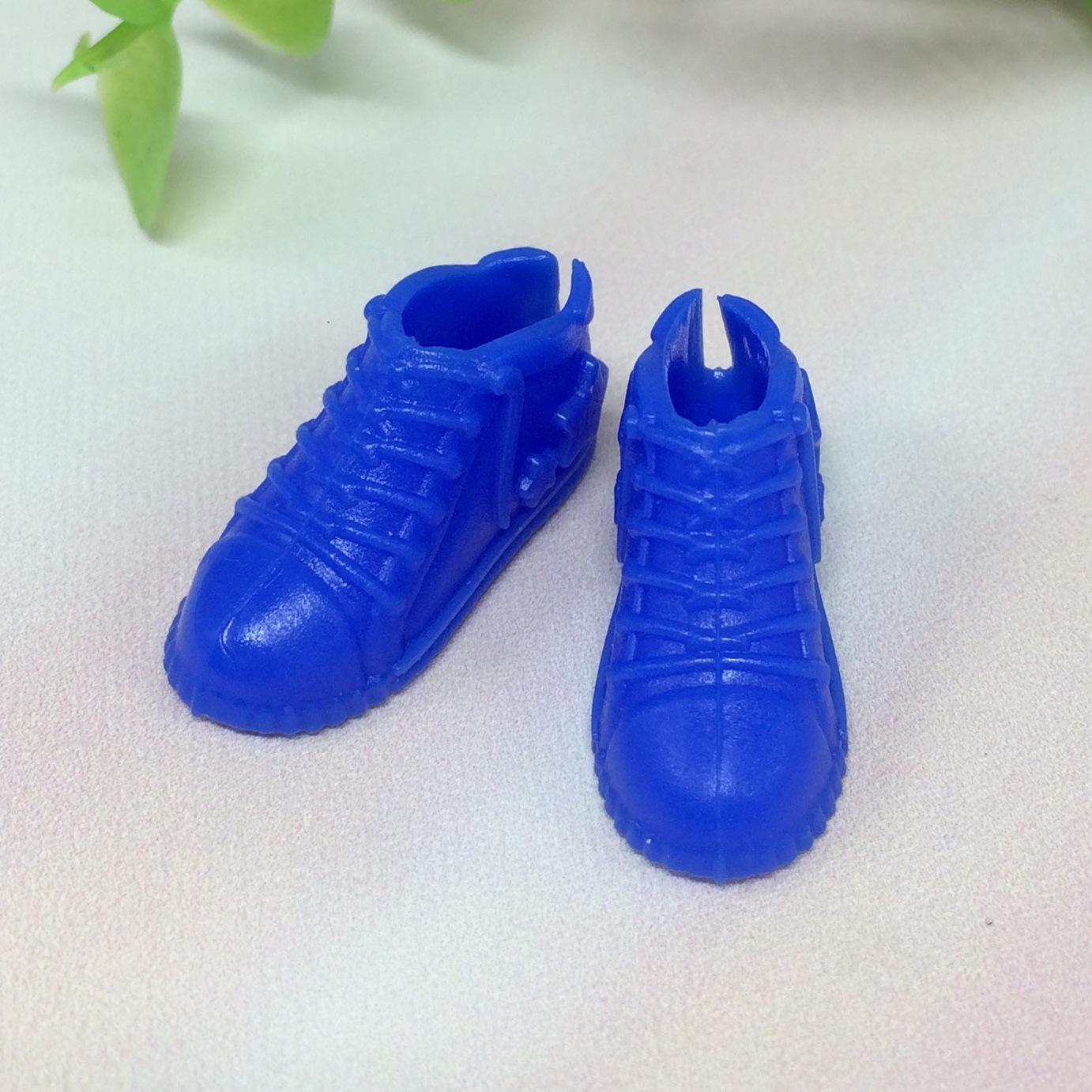 

Женские футбольные бутсы с плоской подошвой и аксессуарами для кукольных видов спорта и нарядов для девочек pair синий