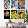Saint Seiya Classic Anime Painting Calligraphy HD Canvas Poster Living Room Bedroom Bar Aesthetic Decoration