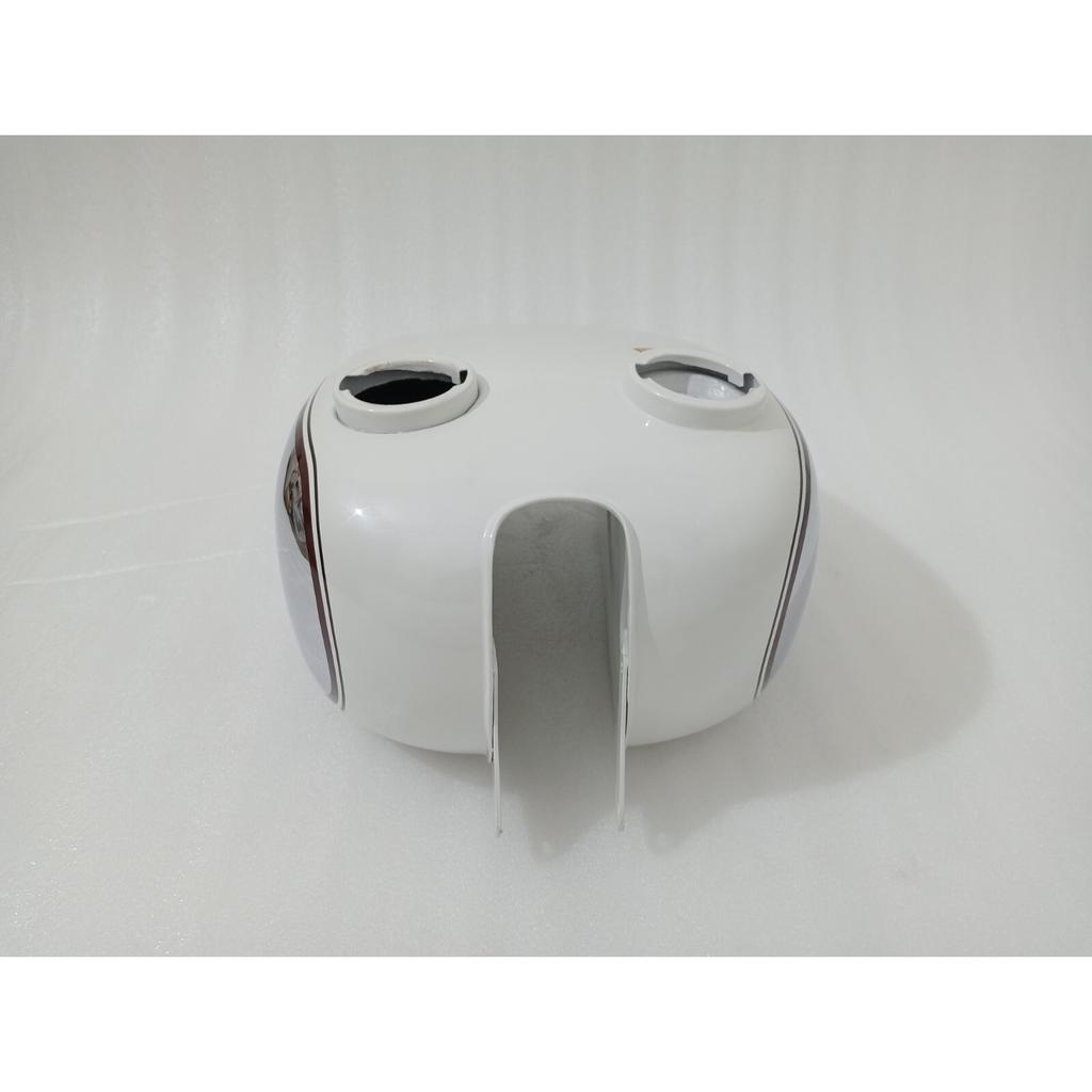 PUCH 250 TF 1952 250Cc White & Chrome Steel Petrol Fuel Tank With Cap |Fit For