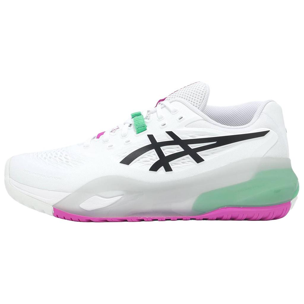 Asics Sneakers Uomo Gel Resolution X 2E Wide Bianco Verde Aurora 1041A487-103