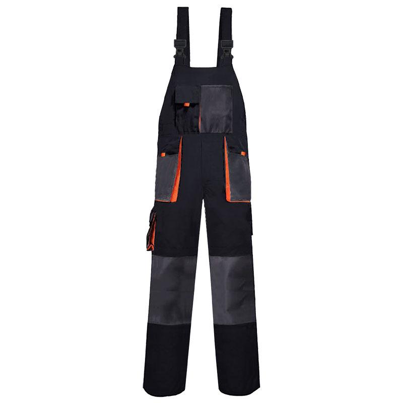 Japanese Fashion Unisex Pure Cotton Multi-Pocket Overalls with Custom Printing