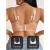 Light Satin Mesh Bra No Underwire Thin Cup For Large Bust
