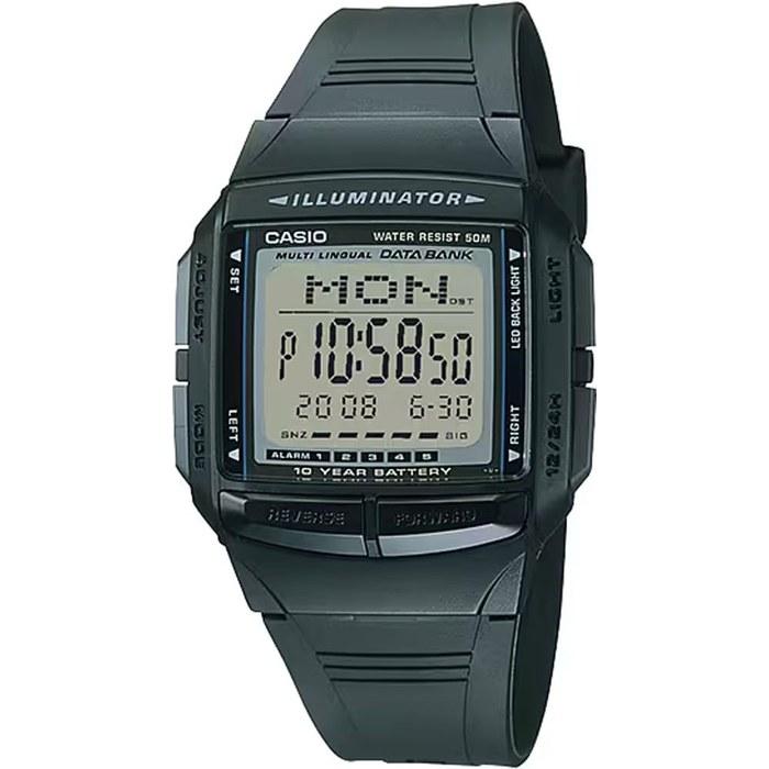 Casio Data Bank Telememo 30 Digital Watch DB-36-1AV Men s Black