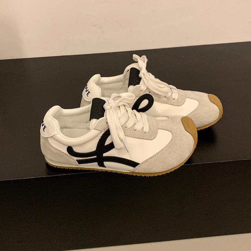 Yang Mi Has the Same Ballet Training Shoes for Women's 2025 Spring New Casual Sports Shoes, Advanced Color Matching Forrest Gump Shoes for Women