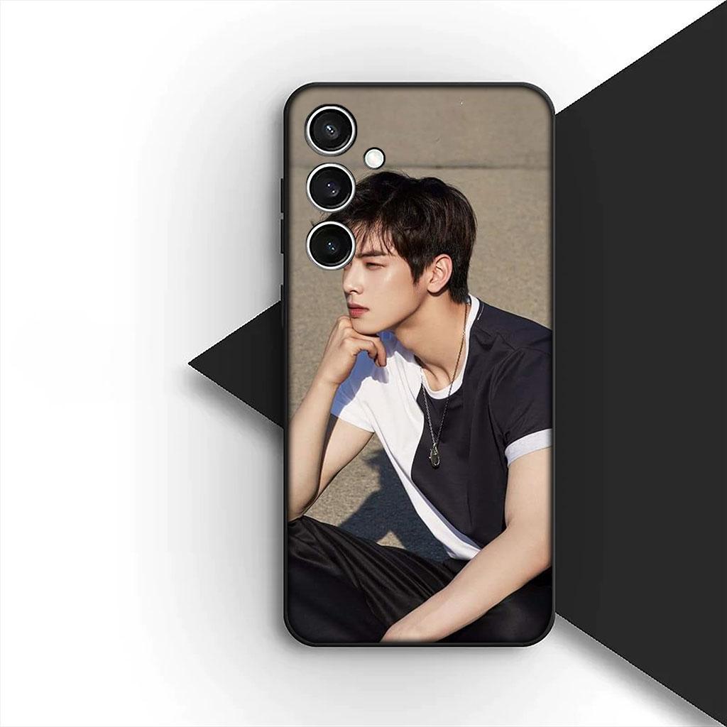 Cha EunWoo Lee Dong Min Eun Woo Silicone Phone Cover for Xiaomi Poco C75 C65 C71 C85 X7 X6 M7 F7 F8 Ultra F6 Pro Soft Case