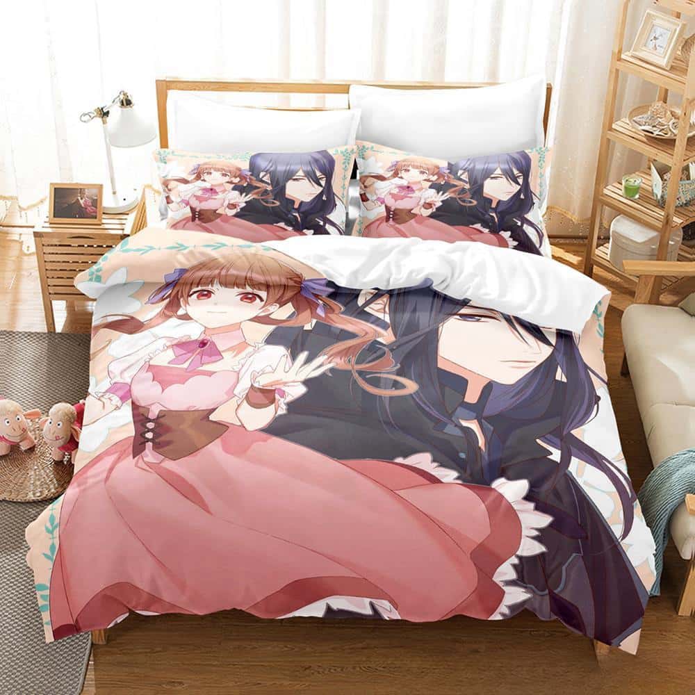 New Kawaii Anime Sugar Apple Fairy Tale Bedding Set Single Twin Full Queen King Size Bed Set Adult Kid Bedroom Duvet cover Sets