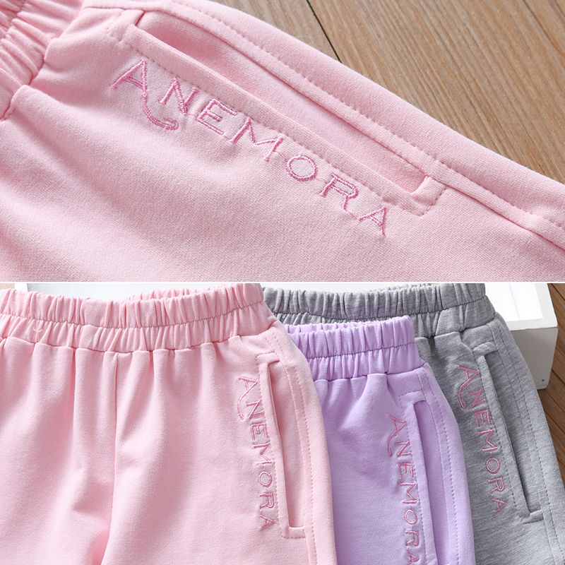 Girls' Pants Children's Clothing Spring Sports Pants Girls' Baby Pants Casual Sanitary Pants