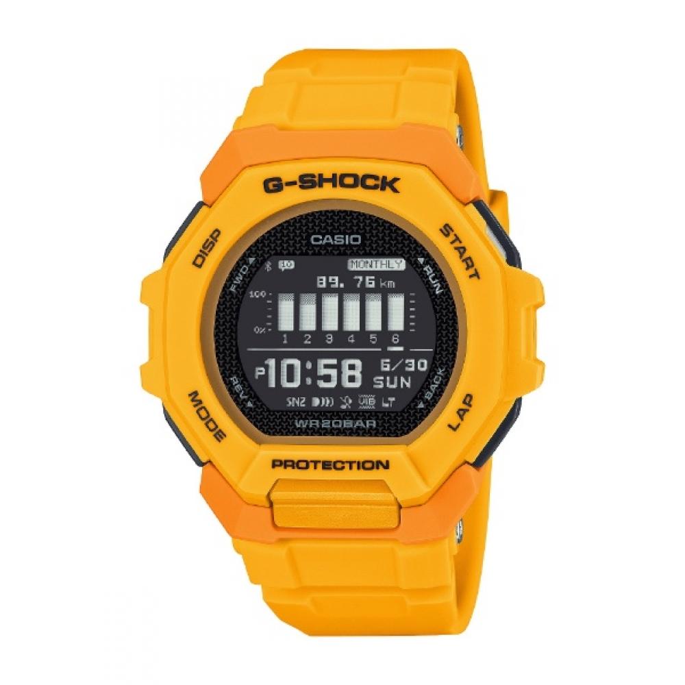 

Casio [часы с Bluetooth] G Shock G Shock G Squad G Squad Gbd 300 Series Yellow Gbd 300 9jf