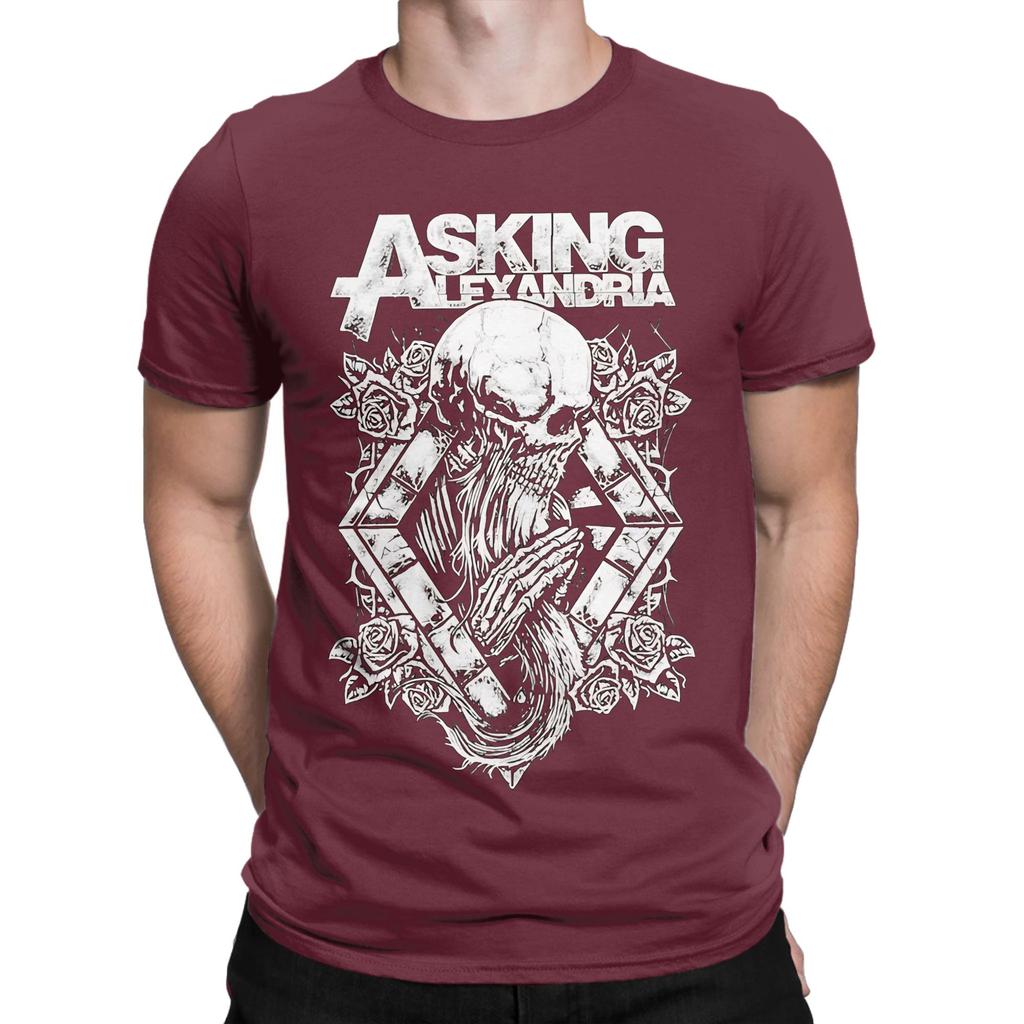 asking alexandria Flower Funny Graphic 100 Cotton TShirt Asking Alexandria Tees Tops For Unisex