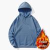 Men's Japanese Loose Fit Thin Fleece Hooded Sweatshirt for Spring/Autumn - Trendy Unisex Outerwear