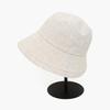 Ringarim Bucket Hat Summer Plain Linen-like Hat