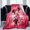 1pc Minnie Printing Blanket - Soft, All-Season Throw for Office Blanket, Car, Travel
