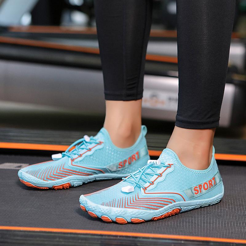 Grenzüberschreitende Outdoor Strand- & Canyoning Schnelltrocknend Anti-Rutsch Barfuß Fünf-Zehen Wasserschuhe für Männer & Frauen