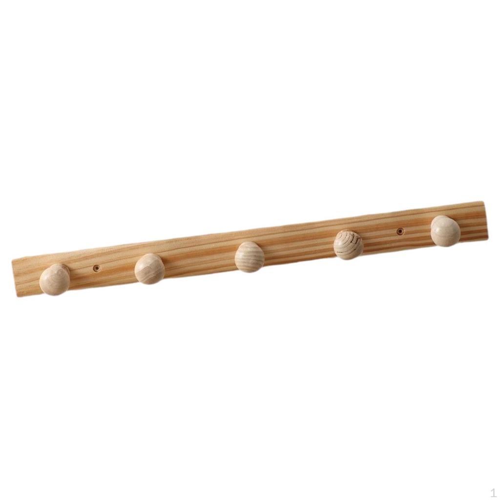 Premium Wood Coat Hooks for Hanging Garments And Accessories