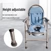 Foldable Stainless Steel Toilet Chair for Elderly and Disabled - Portable, Home Use, Shower Stool