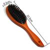 Natural Boar Bristle Hair Brush Comb Oval Anti-static Paddle Massage Scalp Brush