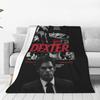 Custom Ultra-Soft Fleece Dexter Morgan Throw Blanket Warm Flannel Movie Blankets For Bed Office Sofa Bedspreads