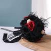Bridesmaids Bouquet Gothic Flowers Bouquet for Bridesmaids Dark Wedding Bouquet for Halloween Party Ceremony Anniversary