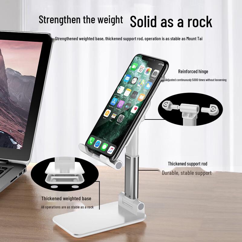 Desktop Lifting Multi-Functional Folding Tablet & Phone Holder Stand