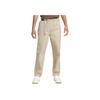 Logo Embroidered Snap Button Casual Trousers Men Bottoms Khaki DQ4296-247