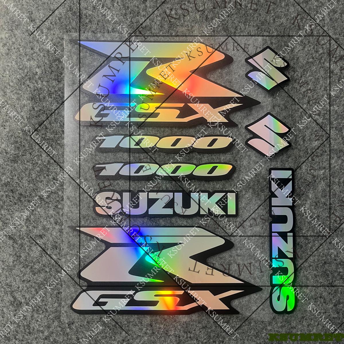AAGK1 Laser For Suzuki Gsxr Sticker Motorcycle Stickers Decal Gsxr 600 750 1000 Decals