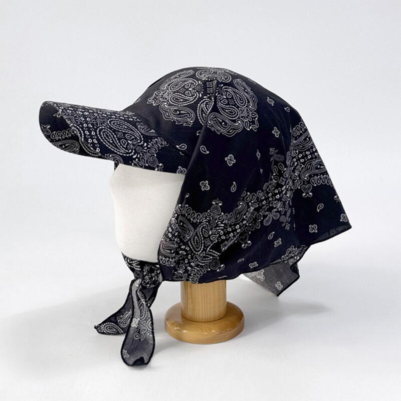 Men s Street Grunge Women s Patterned Hat C8183_Paisley Black