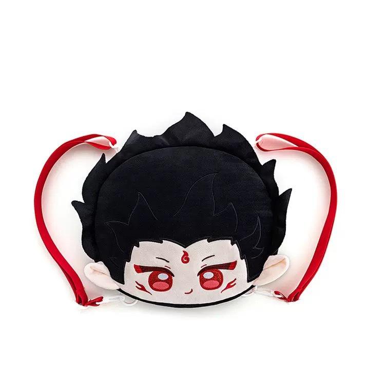 

Мультяшный рюкзак Нэчжа Аниме сумка с регулируемым плечевым ремнем Дизайн на молнии