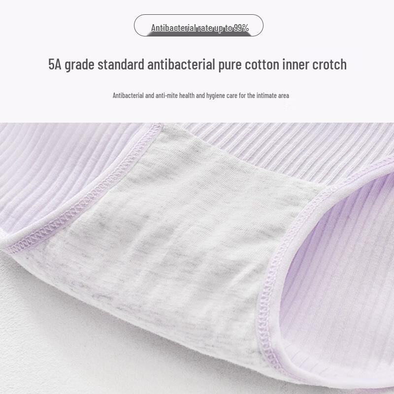 Ailier & Aurora Girls' Pure Cotton Cartoon Underwear (4-Pack)