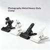 Metal Ball Head Clamp With 1/4" Screw Grip Clip Mount Camera Mobile Phone Holder Photography Accessories For Photo Studio
