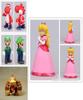 Super Bros Mario Luigi Bowser Princess Peach Pvc Action Figures Kids Toy