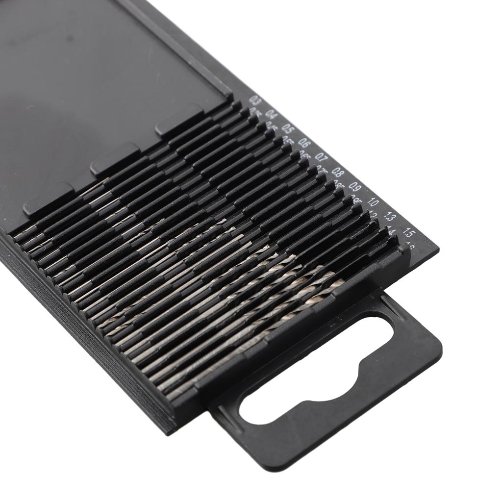 20PC Mini High Speed Steel-Twist Drill Bit Set special for 0.3-1.6mm wood plastic PVC circuit board