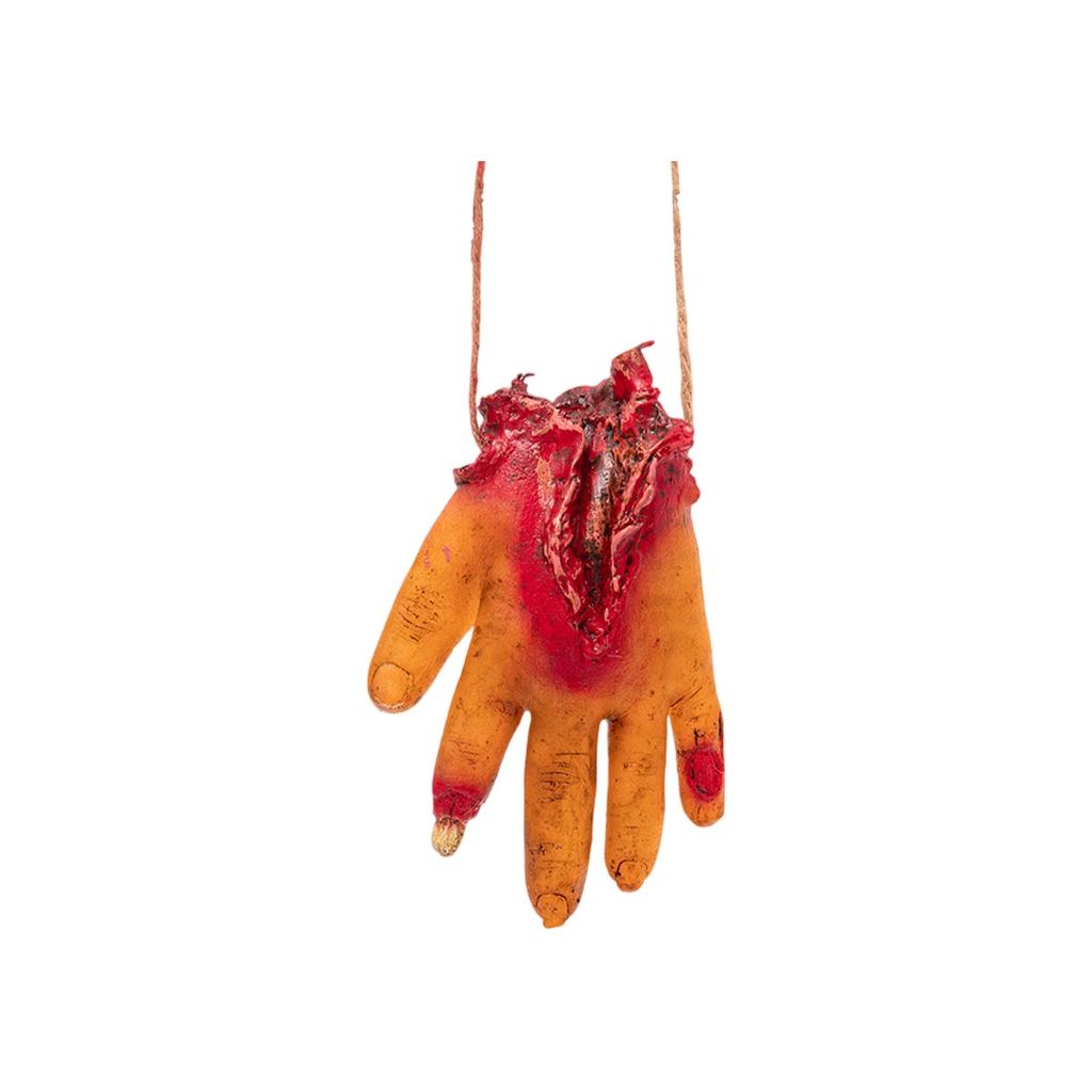 

Halloween Decoration Props Lifelike Broken Hands And Feet Hanging Chain Tricks Haunted House Venue Layout Props One Size