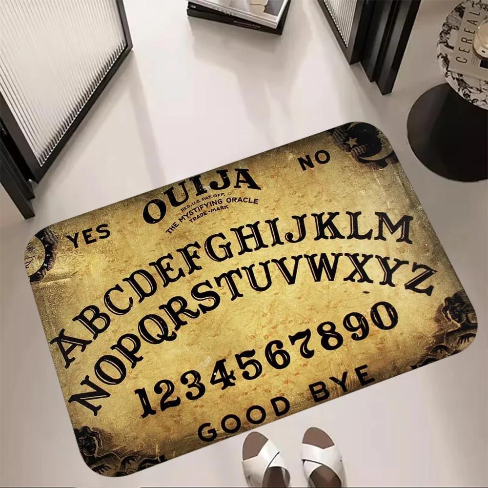 Non Slip Bedrooom Kitchen Carpet Ouija Boards Doormat House Entrance Mat Floor Mats Super Absorbent Bathroom Rug Balcony Rugs