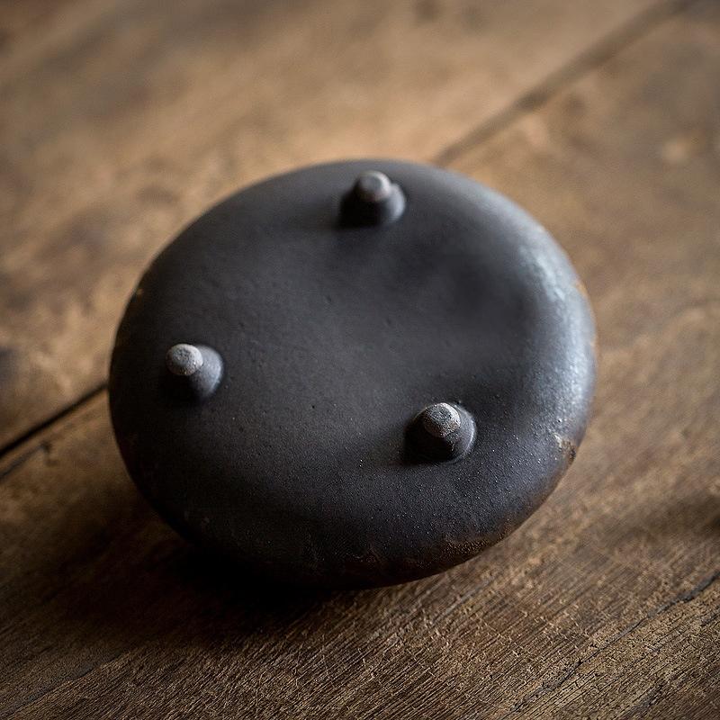 Three-Legged Household Ceramic Incense Holder and Plate Zen Aromatherapy Diffuser Tea Accessories Incensory
