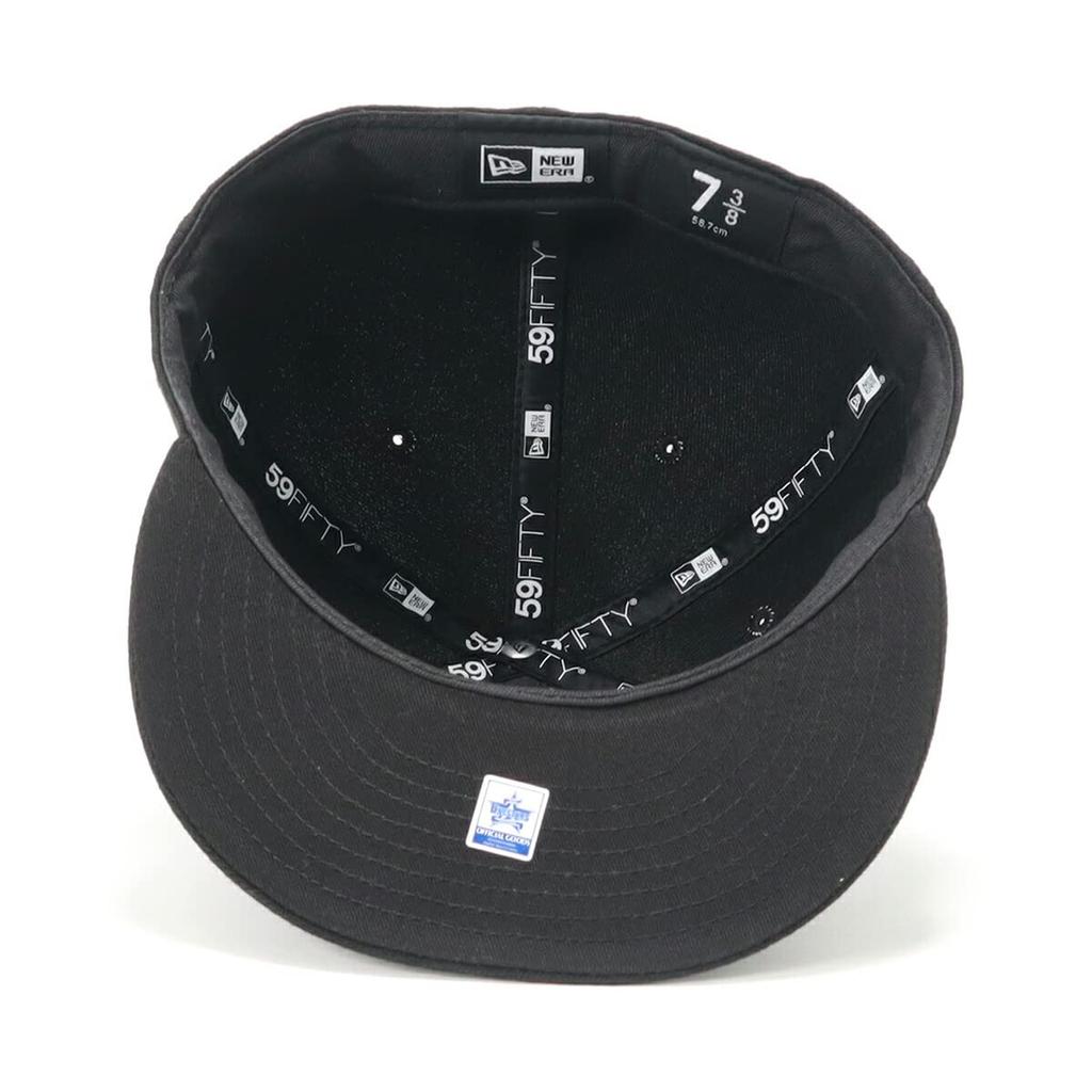 Japanese Professional Yokohama DeNA Size 7 5950 NPB YOKBAY BLK SWHI 25J [New Era] Cap, Baseball, BayStars, 5/8,