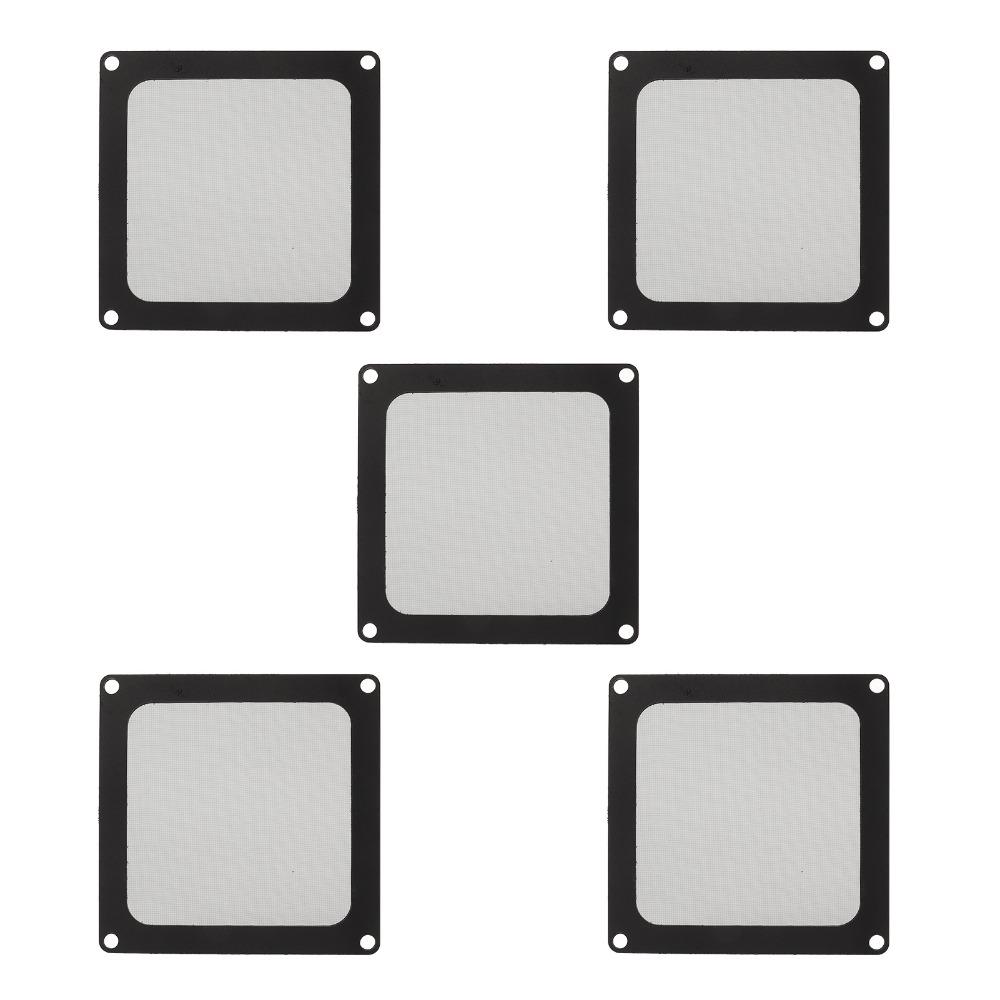 5PCS Reusable PC Chassis Fan Cover Nylon Mesh Chassis Dust Cover PC Dust Filter DIY PC Case