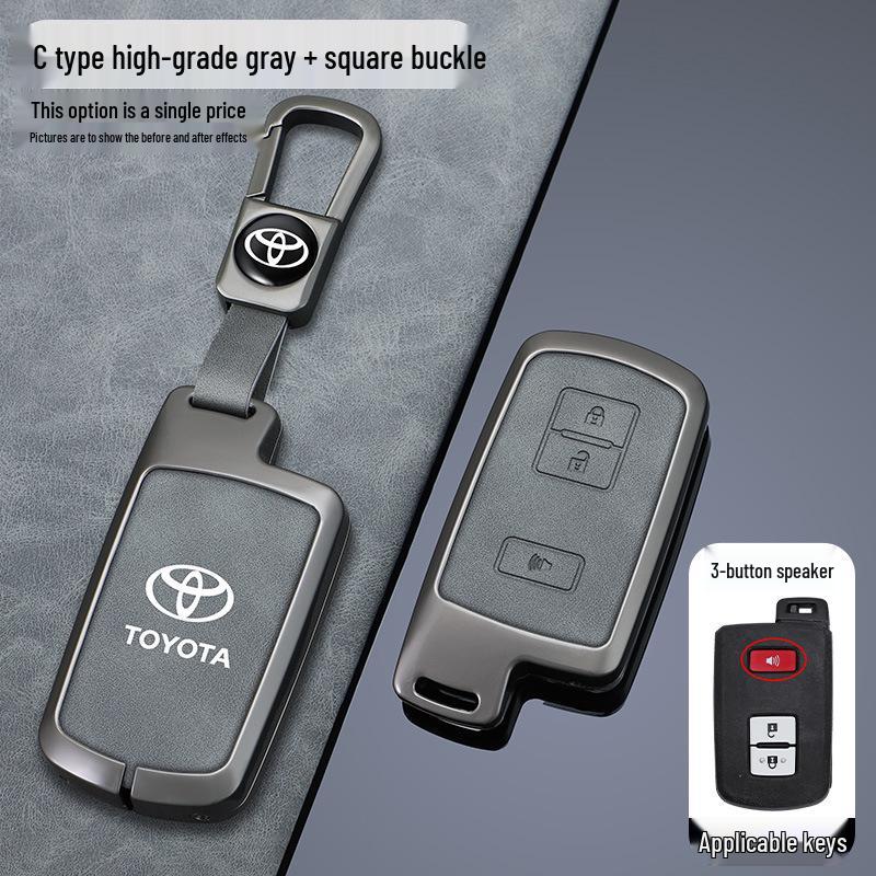 Key Case for 7th Gen Camry, 16-17 Model Land Cruiser, and 17 Model Land Cruiser 4000